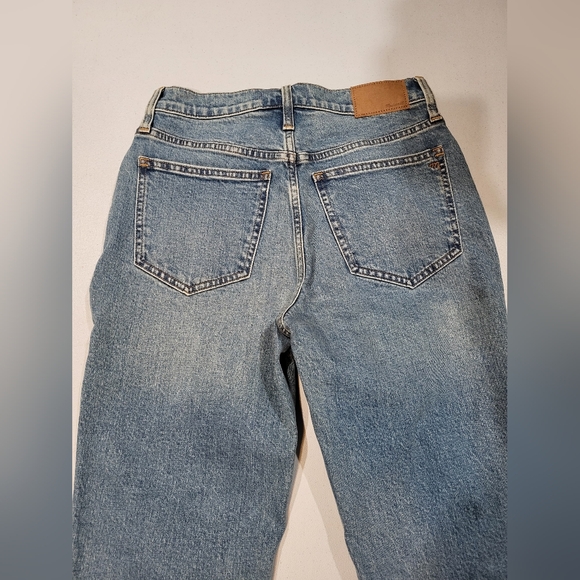 Madewell Sky Blue Wide Leg Jeans - Picture 6 of 7